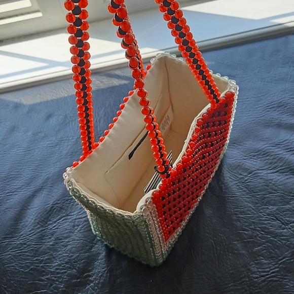 [NEW] Cynthia Rowley Watermelon Beaded Purse - Picture 4 of 4